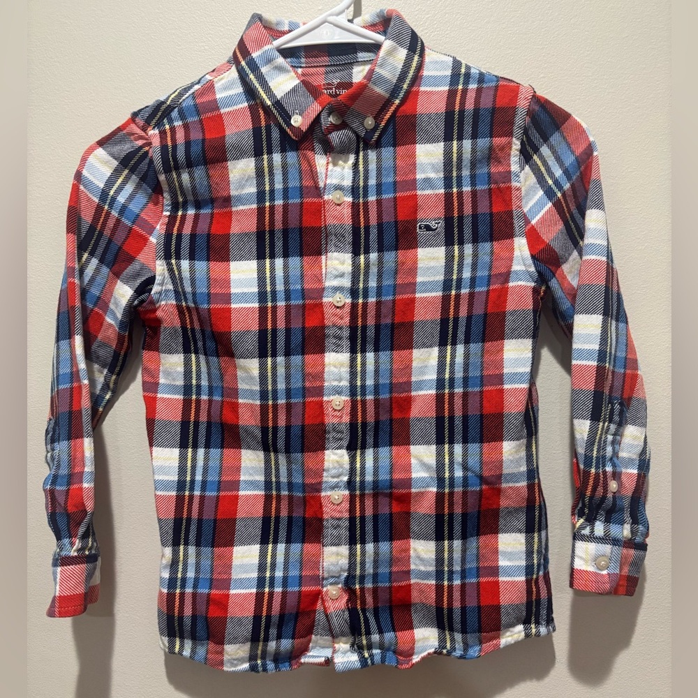 Vineyard Vines Flannel Plaid Button Down Shirt, Boys 7,
Christmas